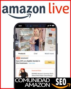AMAZON LIVE Marketing en Vivo